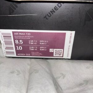 Nike Air Max 720 Black Anthracite Shoes